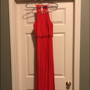 Lily Rose pink maxi dress